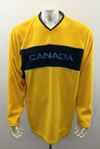 Canada Weather Gear  Men&#39;s  Large Embroidered Canada Yellow Long Sleeve ... - £10.68 GBP
