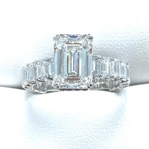 Verlobungsring Igi 3.05 Karat E-VVS2 Smaragdschliff Kunstdiamanten Grown Diamant - £4,777.57 GBP