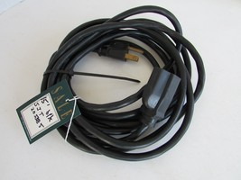 15 Foot Medium Duty 3 Prong Extension Cord 16 Gauge Black SJT 205585 - $146.69 MXN