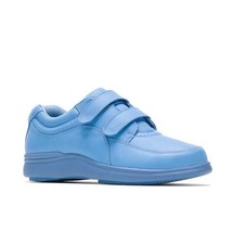 Hush Puppies Womens Power Walker Ii Shoes Size 6.5 Color Surf Blue Leather - £70.11 GBP