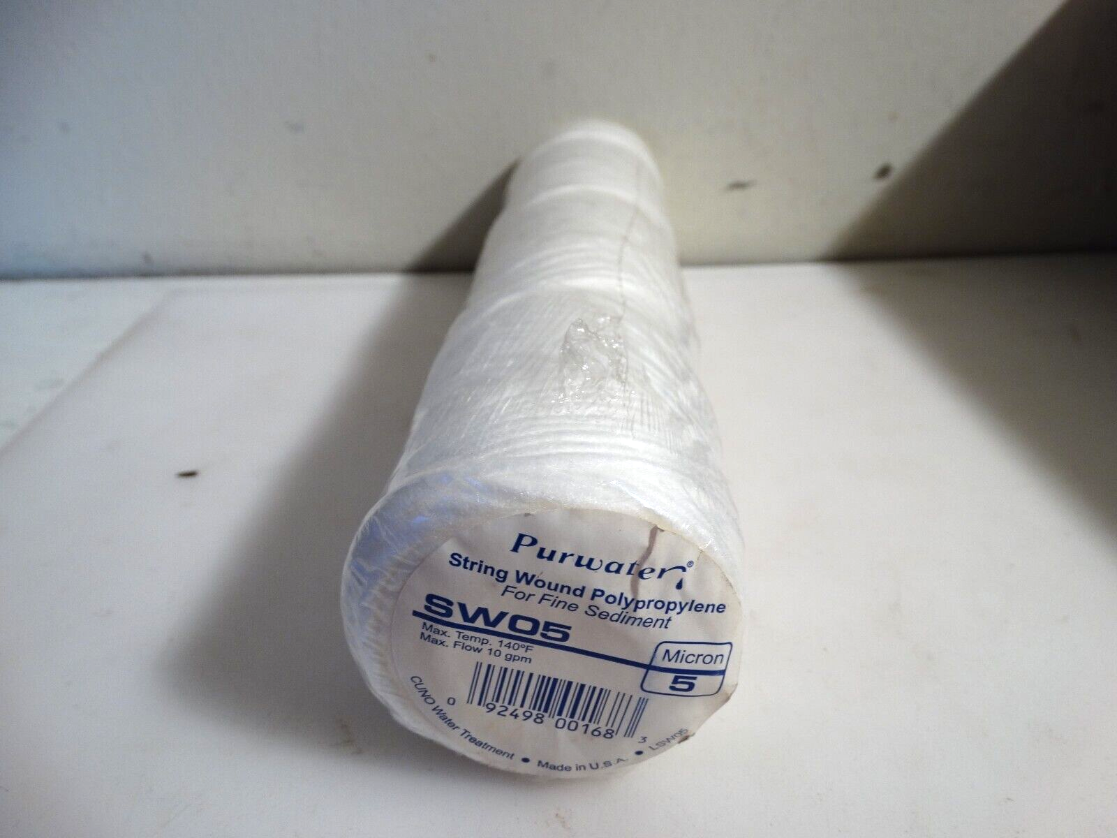 5 Micron 10&quot; x 2.5&quot; String Wound Sediment Water Filter - $3.47