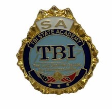 TBI Tennessee Bureau Of Investigation Police Law Enforcement Enamel Hat Pin - £11.76 GBP