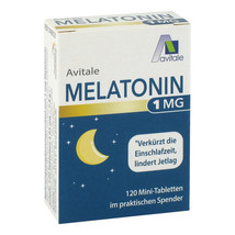  MELATONIN 1 mg Mini Tablets in Dispenser 120 Pieces - $94.00