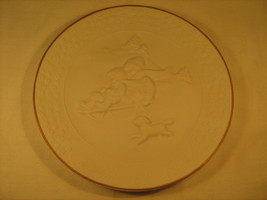 8&quot; Ceramic Collector Plate Christmas 1985 Avon 24K Gold Child&#39;s Christmas [Y67] - £3.77 GBP