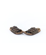Vintage Betula Birkenstock Womens 7 Distressed Leather Strap Sandals Dar... - $54.22 CAD