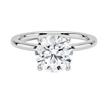 0.75ct Natural Diamond G-H Color SI Clarity Round Shape Solitaire Ring - £2,167.85 GBP