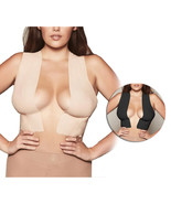 Fullness Women&#39;s Stretch Black Beige Wide Body Tape &amp; Nipple Covers Set ... - $27.34 CAD
