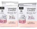 2 Pack Yankee Candle Serene Air Tranquil Rose &amp; Hibiscus Room Fragrance ... - $33.99