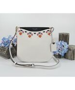 Kate Spade Optic White Navy Margaux Large Jewel Messenger Crossbody Bag ... - $222.26