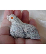 (Y-SEAL-400) SEAL seals carving gem stone SOAPSTONE PERU figurine - $15.33 CAD