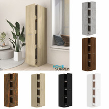 Modern Wooden Tall Narrow Apothecary Cabinet Home Pull Out Door Storage Unit  - £91.07 GBP+