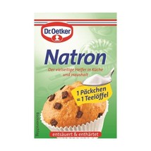 Dr.Oetker Natron -Sodium hydrogen carbonate- Pack of 5-Made in Germany-F... - $6.92