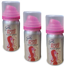 Pack of (3) New Moonlit Rose by Secret Body Spray Net Wt 0.5 OZ - £8.78 GBP