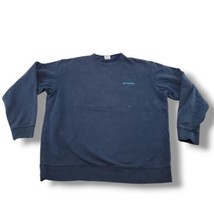 Columbia Sweatshirt Size Large L Crew Neck Pullover Sweatshirt Faded Blu... - $30.43