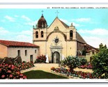 El Carmelo Missione Monterey Ca California Unp Non Usato Wb Cartolina U17 - $4.05