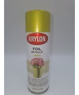 Krylon 6 Oz Premium Metallic Foil Yellow Spray Paint Model 1084 K01084000 New - $19.39