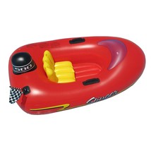 Speedboat Inflatable Kids Float, Red, 45&quot;/25&quot;/10&quot; - £28.24 GBP