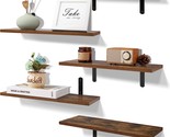 The Sturdy Small Wood Shelves Hanging For Bedroom, Living Room, Bathroom, - £29.75 GBP