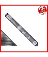 Charcoal Fiberglass Window and Door Screen Roll - 48&quot; x 25 Ft, Flame-Res... - $899.23 MXN