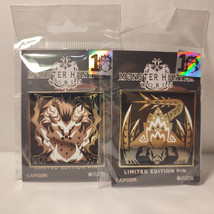 Monster Hunter World Teostra and Nargacuga Enamel Pins Official Set Of 2... - $29.00