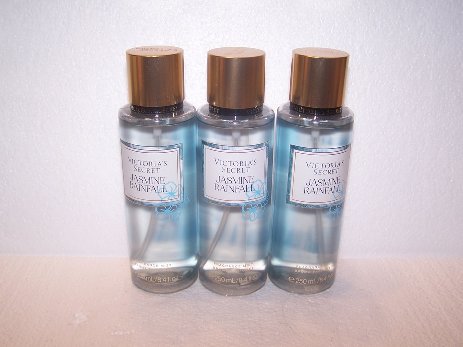 Primary image for Victoria's Secret Jasmine Rainfall Fragrance Mist Ivory Jasmine & Pear  Lot of 3