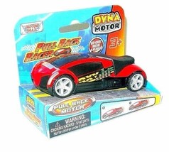 Dyna Motor, Pull Back Racer ROSSO/NERO Motormax Modello Di Auto In... - $31.44