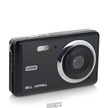 Bell+Howell- Black Slim 20.0MP/FHD Digital Camera Panorama Shooting 32GB Storage - $85.49