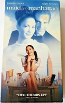 Maid In Manhattan 2003 VHS Movie VCR Tape Jennifer Lopez Ralph Fiennes P... - £5.51 GBP