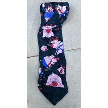 Vintage Addiction Pig Hog Love Silk Necktie Tie Funny Novelty Valentines - £7.82 GBP