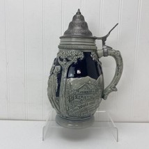 Original THEWALT Beer Stein Western Germany Pewter Lid - 1 Liter ~ Vintage - £35.67 GBP