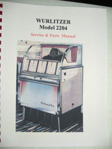 Wurlitzer Model 2204 Jukebox Manual - $631.50 MXN