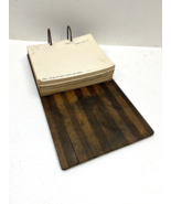 Vintage WOOD CLIPBOARD industrial writing pad YAWMAN &amp; ERBE notepad Roch... - £11.71 GBP
