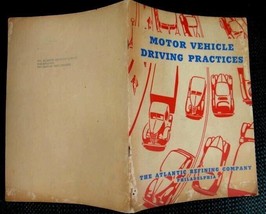 1951 vintage ARCO ATLANTIC REFINING MOTOR DRIVING book motor vehicle pra... - $18.76