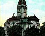 Valparaiso Indiana IN Court House Building 1910s DB Postcard UNP T17 - £7.72 GBP