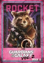 2017 Guardians Of The Galaxy Vol 2 Movie Poster 11X17 Marvel Star Lord Rocket  - £9.67 GBP