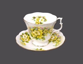 Royal Albert yellow primroses bone china cup and saucer set made in England. - £36.70 GBP