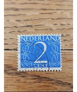 Netherlands Stamp 2c Used Blue - $2.72 CAD