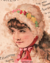 Austen&#39;s Forest Flower Cologne Victorian Trade Card J.B. Dakin Barnes Co... - $26.73
