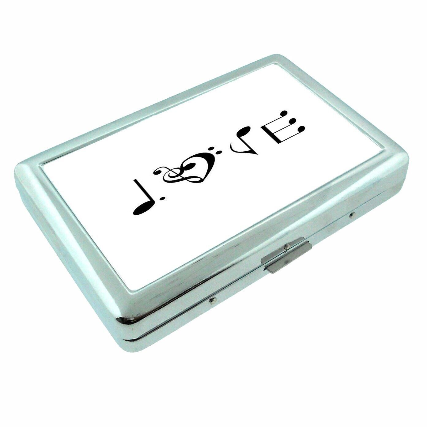 Music Love Notes Cigarette Case RFID Protection Wallet