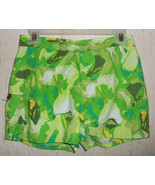 WOMENS Mossimo MULTI GREEN PRINT COVERUP SHORTS   SIZE S - €13,76 EUR