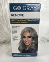 NEW Go Gray Remove: Revitalizing Treatment Hair Color Remover ALOE VERA &amp; SOY - £7.44 GBP