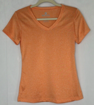 90 Degrees Women&#39;s Short Sleeve Shirt Size M Orange Polyester - £9.38 GBP