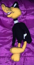 Vintage 1997 Ace Warner Bros Looney Tunes 11&quot; Daffy Duck Plush Animal Toy - £5.31 GBP