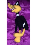 Vintage 1997 Ace Warner Bros Looney Tunes 11&quot; Daffy Duck Plush Animal Toy - £5.44 GBP