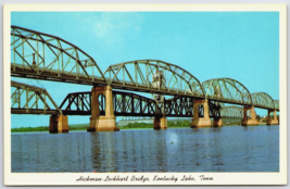 New Johnsonville TN Tennessee Hickman-Lockhart Memorial Bridge  Postcard - £5.28 GBP
