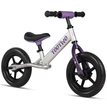 12 Inch Cool Kids Balance Bike-Tootwo for 2-6 Years Old Children, Purple Gift  - £45.53 GBP