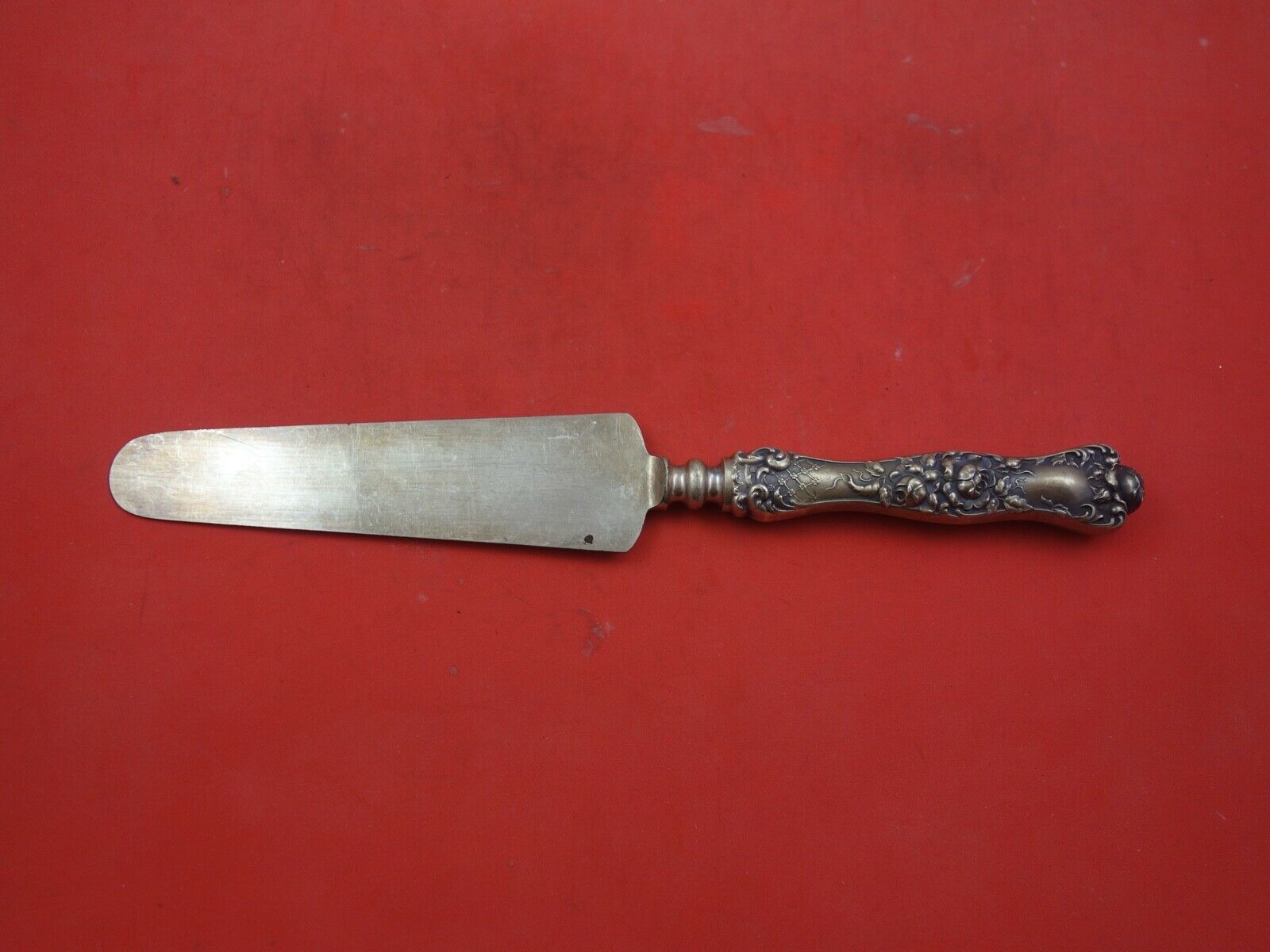 American Beauty by Shiebler Sterling Silver Cake Server HH SP narrow 11" Item image 2