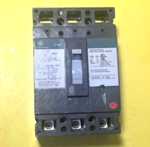 ⚡VIEW PHOTOS⚡GENERAL ELECTRIC GE TED134090 90A 480VAC/250VDC 3P CIRCUIT ... - $86.66