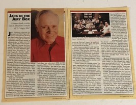 Jack Lemmon vintage Magazine Article 2 Page Jack In The Jury Box AR1 - £4.77 GBP