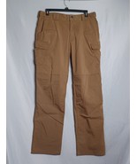 5.11 Tactical Pants Mens 38x36 Brown Canvas Cargo Workwear Utility Gorpcore - $29.60